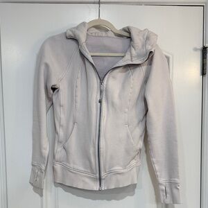 Off-white Lululemon Zip-Up Hoodie